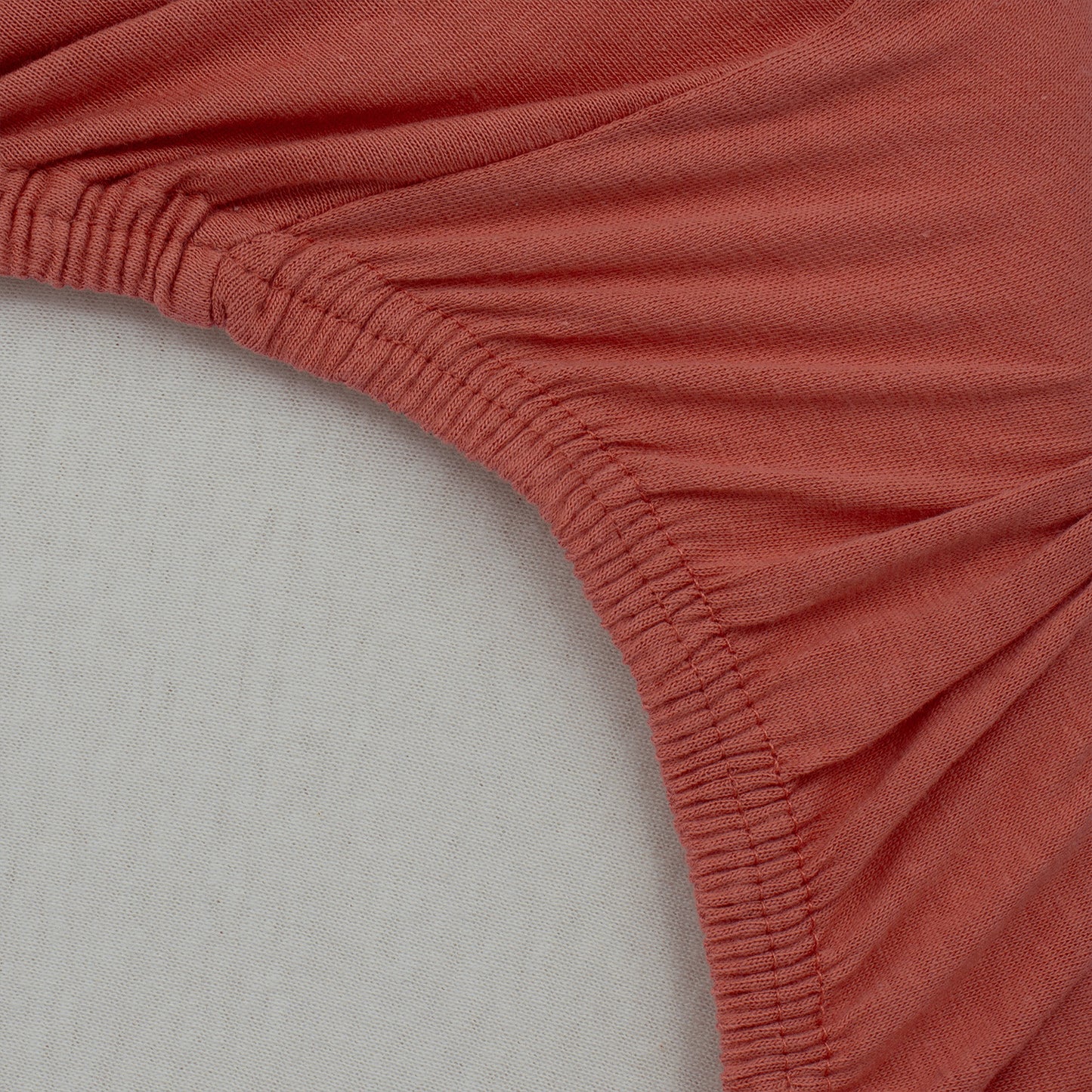 Draps housse bébé 70x140 cm Coton - Lot de 2 - Rose / Terracotta
