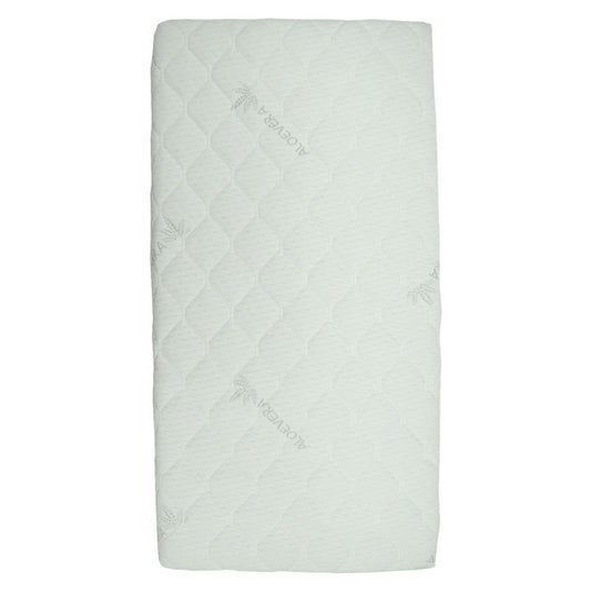 Matelas bébé Aloe Vera 60x120x10 cm - 24 kg/m3 - 