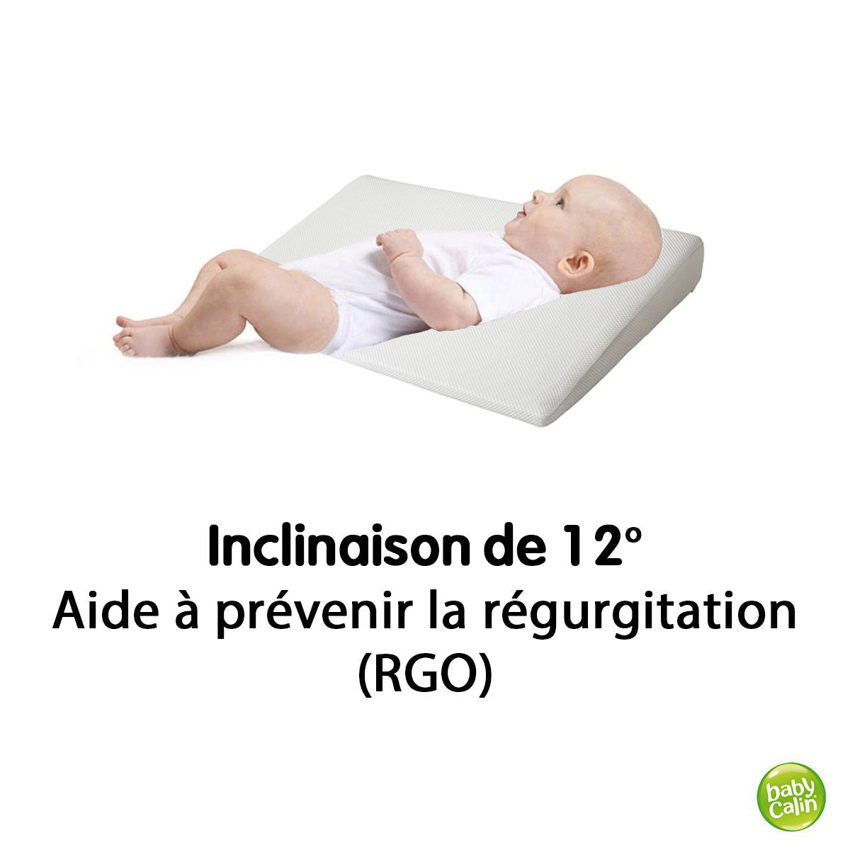 Plan incliné déhoussable 16kg/m3 pour lit 60x120cm - 