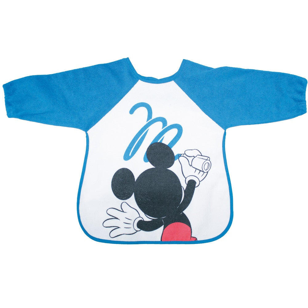 Bavoir tablier avec manche en éponge Disney Mickey - 12 mois Disney Baby - BB Malin