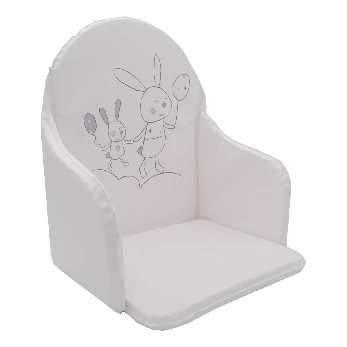 Coussin de chaise PVC Lapin Gris Babycalin - BB Malin