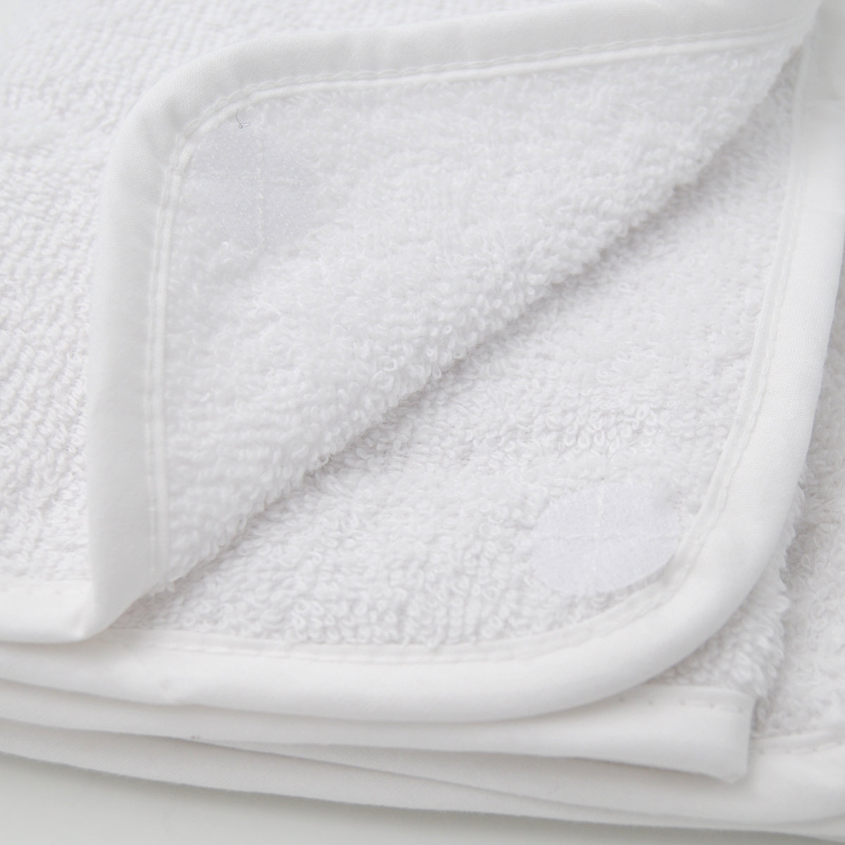 Lot de 2 serviettes à scratch pour matelas à langer Luxe Blanc Babycalin - BB Malin