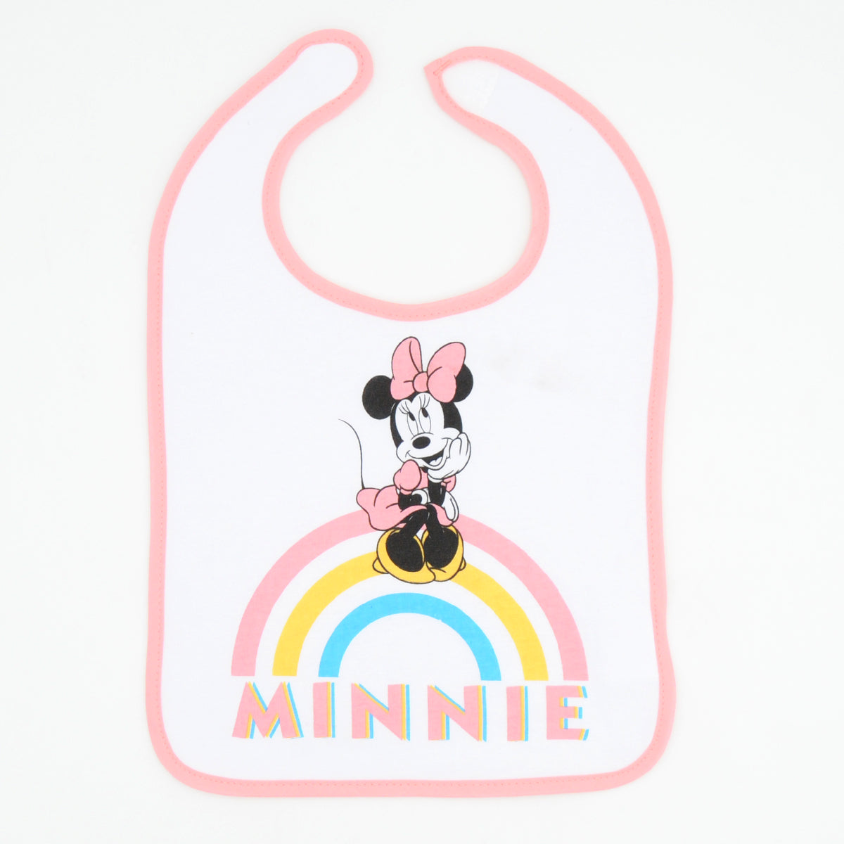 Lot de 2 bavoirs 1er âge Disney Minnie Rainbow 6+ Disney Baby - BB Malin