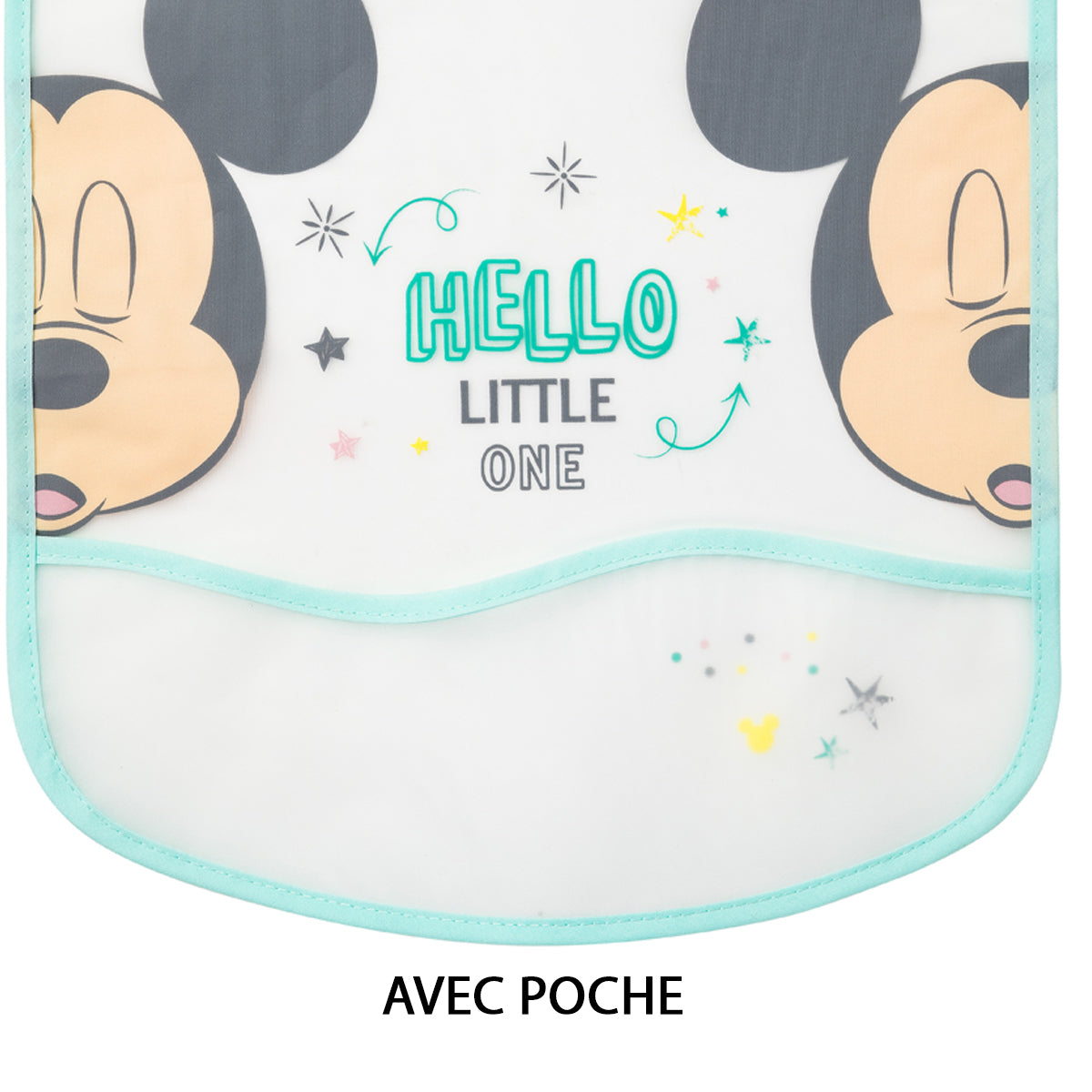 Bavoir imperméable Mickey Little One - 6 mois Disney Baby - BB Malin