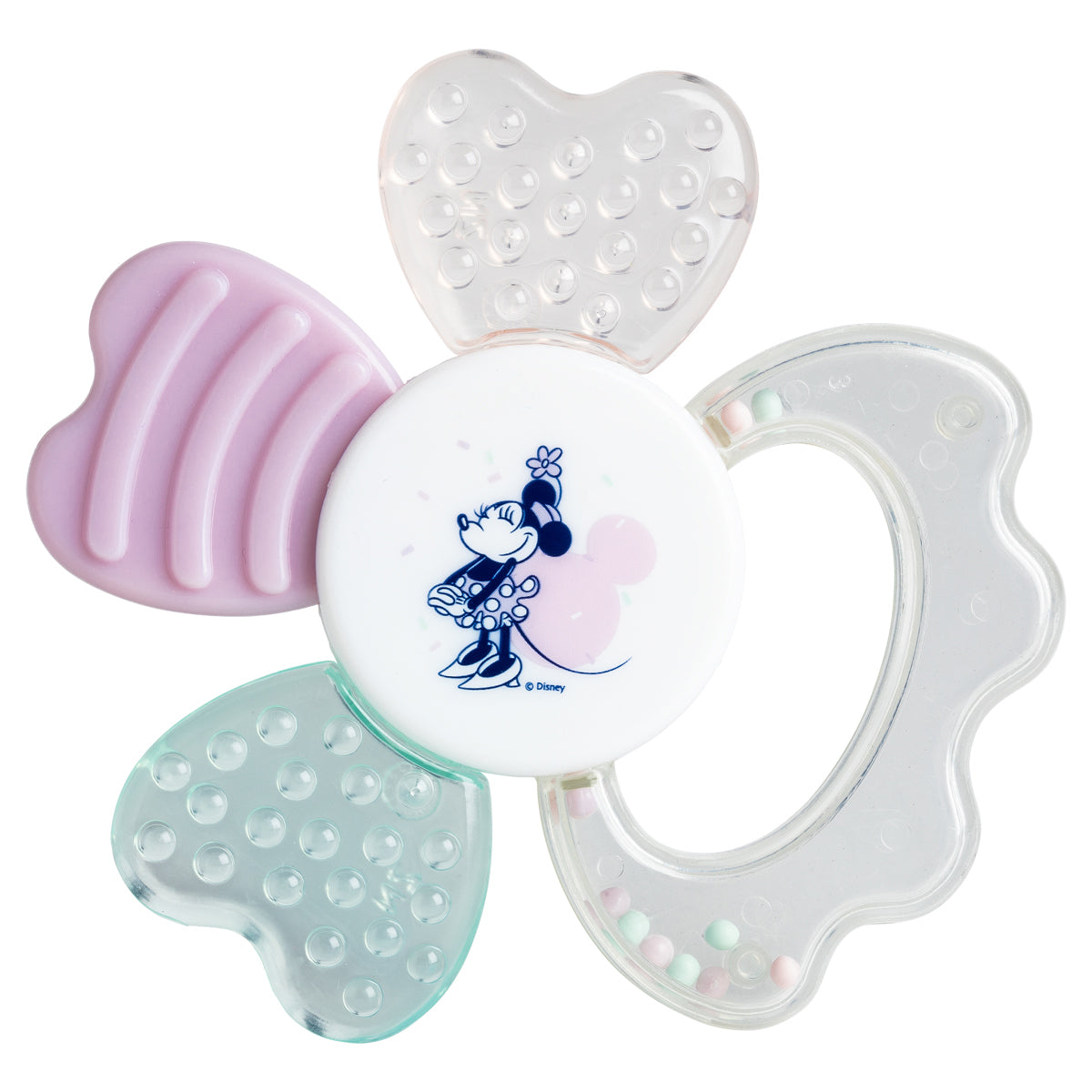 Anneau de dentition Minnie Confettis - 3 mois Disney Baby - BB Malin