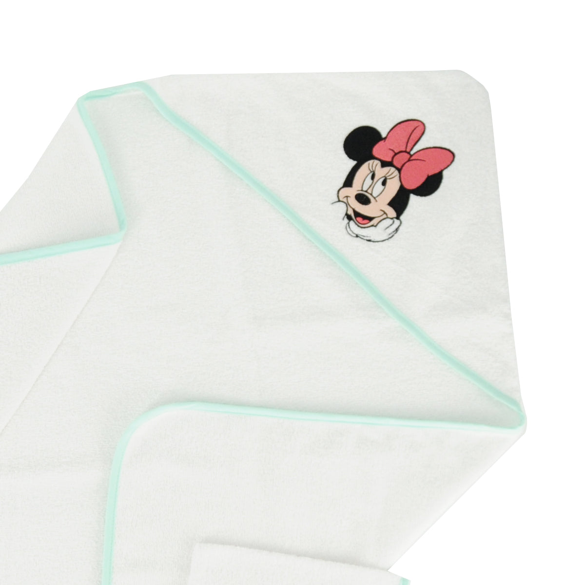 Parure de bain en éponge 80x80 cm - Minnie Disney Baby - BB Malin