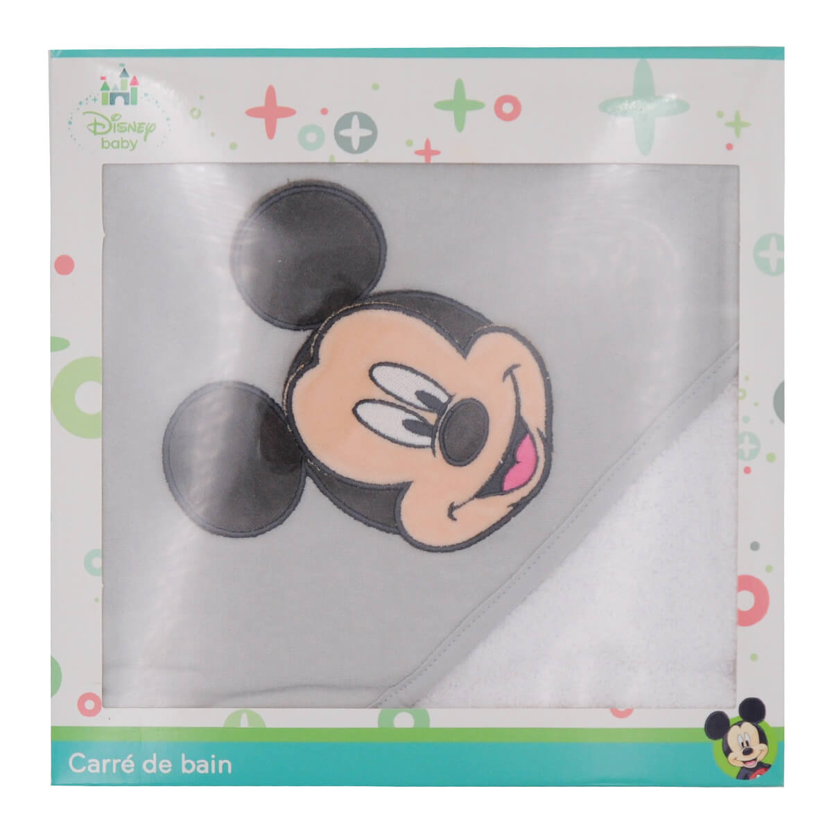 Cape de bain 80x80 cm Mickey Classic Disney Baby - BB Malin