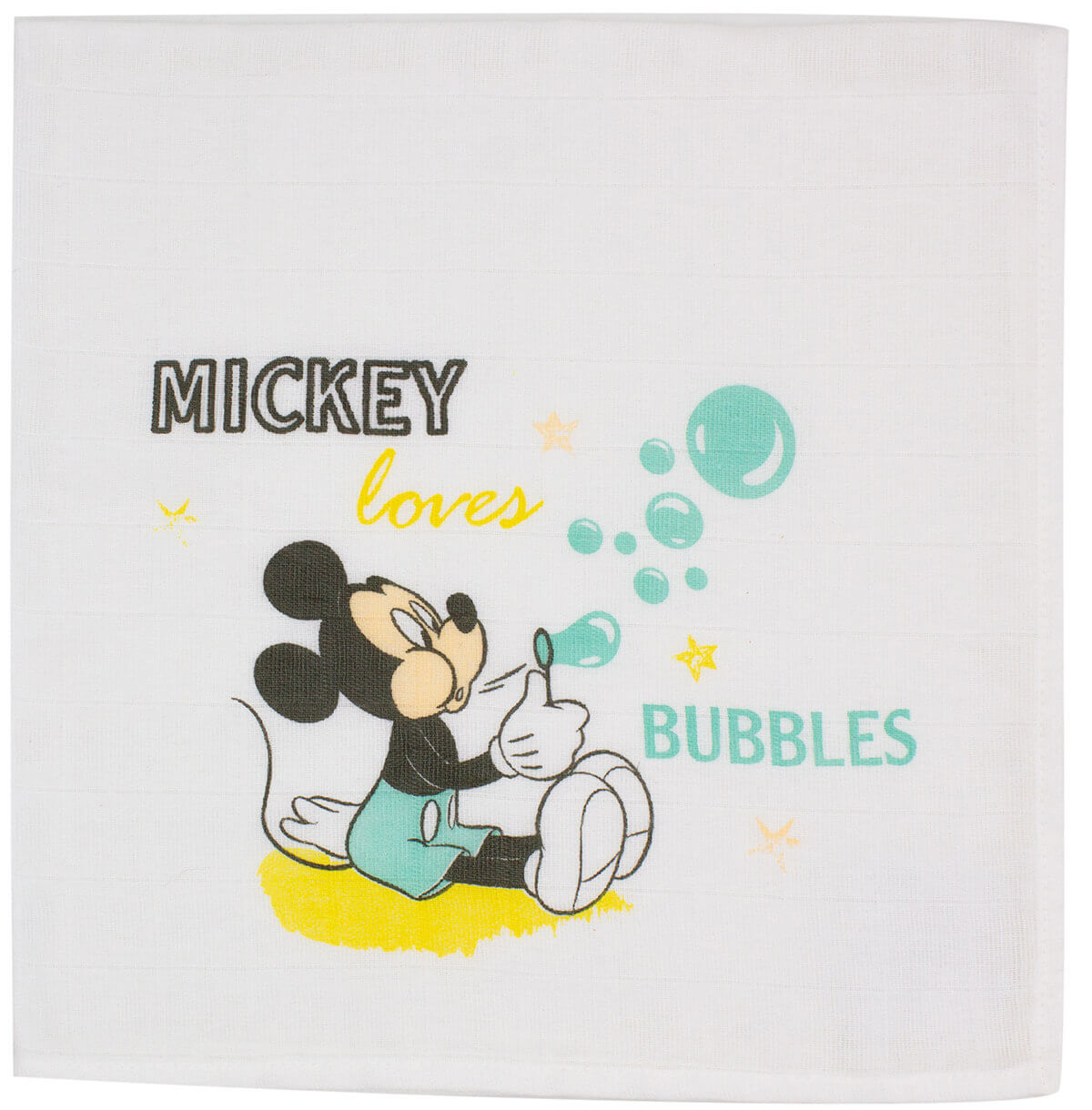 Lot de 3 langes Mickey Little One - 60x60 cm Disney Baby - BB Malin