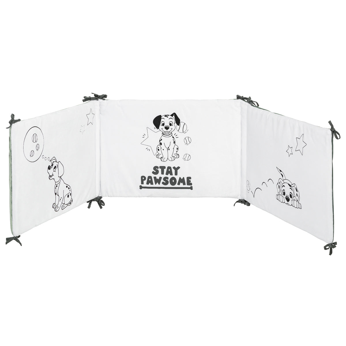 Tour de lit adaptable en velours 101 Dalmatiens - 40x180 cm Disney Baby - BB Malin