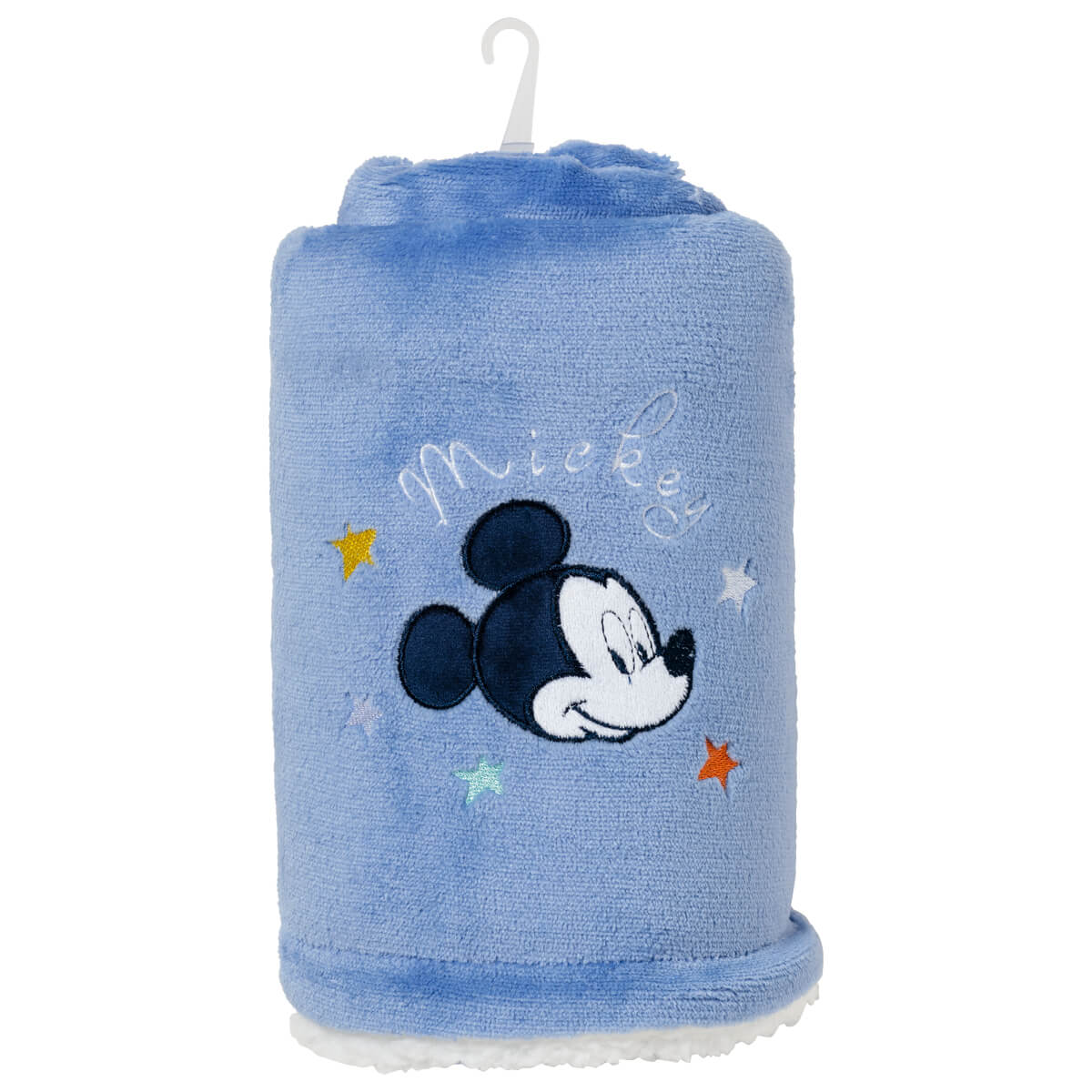 Couverture bébé bi-matière Disney personnalisée - Mickey